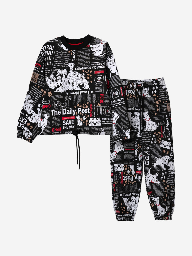 Комплект для девочек: свитшот, брюки PlayToday