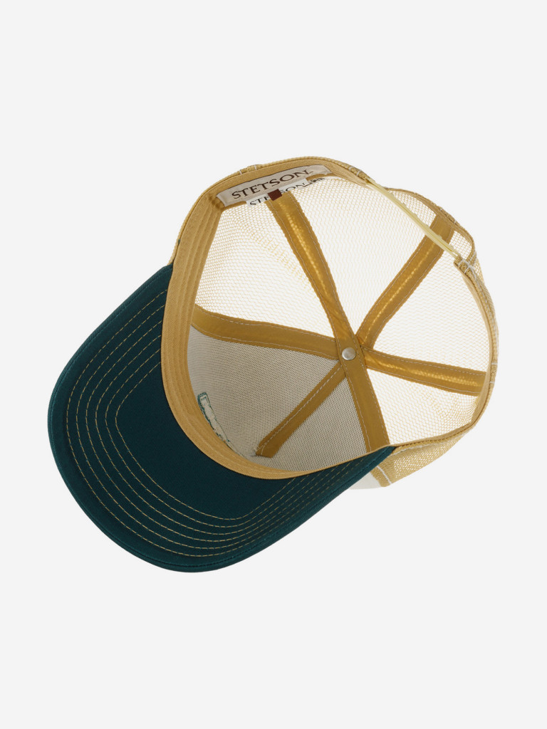 Бейсболка с сеточкой STETSON 7761164 TRUCKER CAP KEEP ON TRUCKING (зеленый)