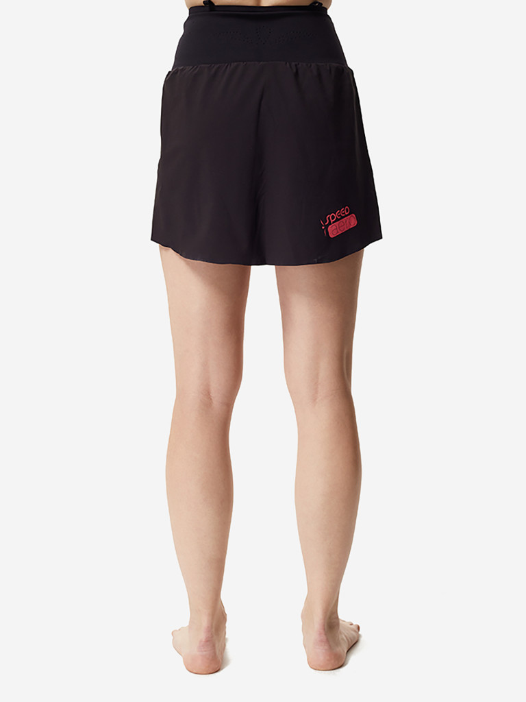 Юбка женская с поясом UGLOW, черный розовый