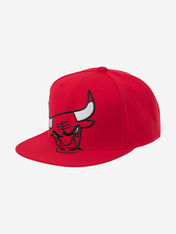 Бейсболка с прямым козырьком MITCHELL NESS HS10521-CBURED1 Chicago Bulls NBA