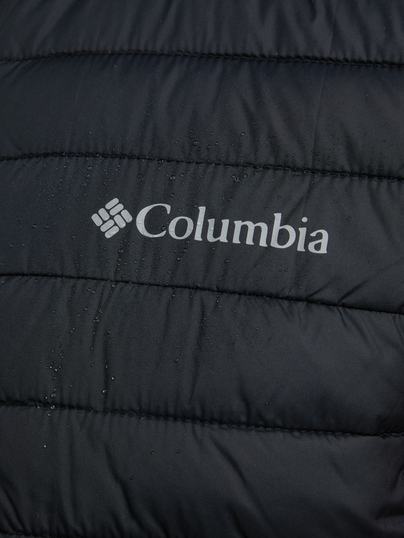 фото Жилет утепленный мужской columbia silver falls vest, черный