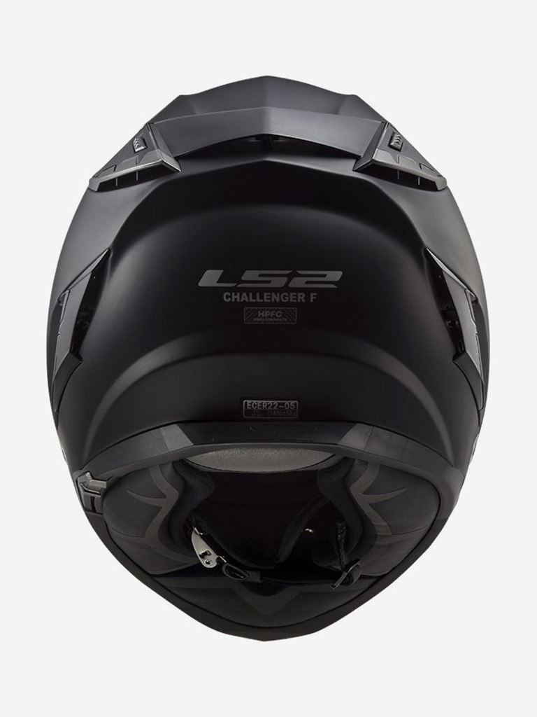 Мотошлем FF327 CHALLENGER SOLID LS2 (черный матовый)