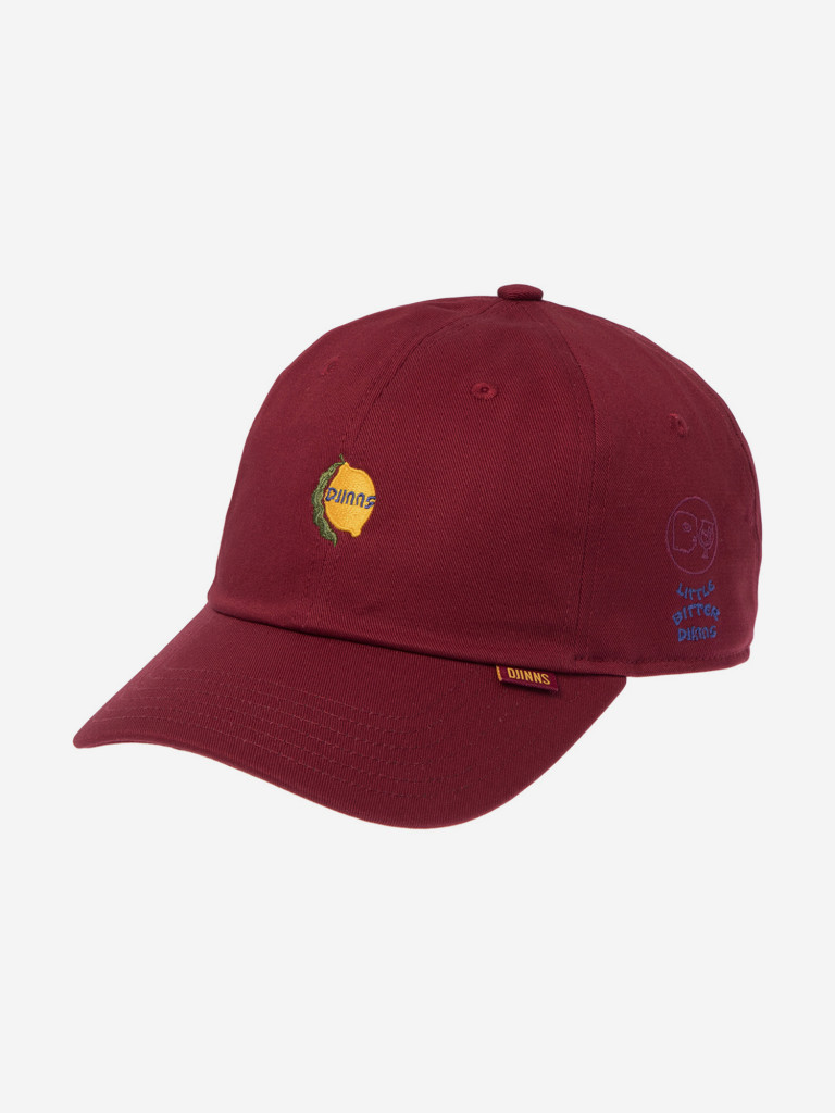 Бейсболка DJINNS Dad Cap Bitter (малиновый)