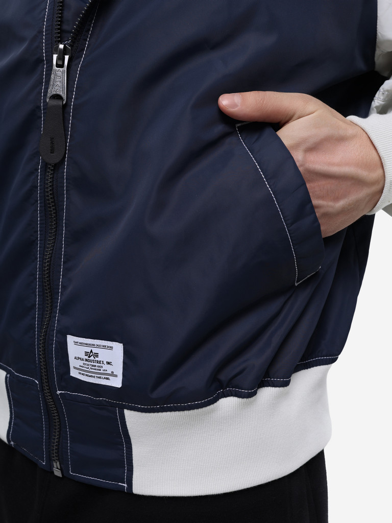 Ветровка мужская L-2B Hooded Relaxed Varsity Alpha Industries