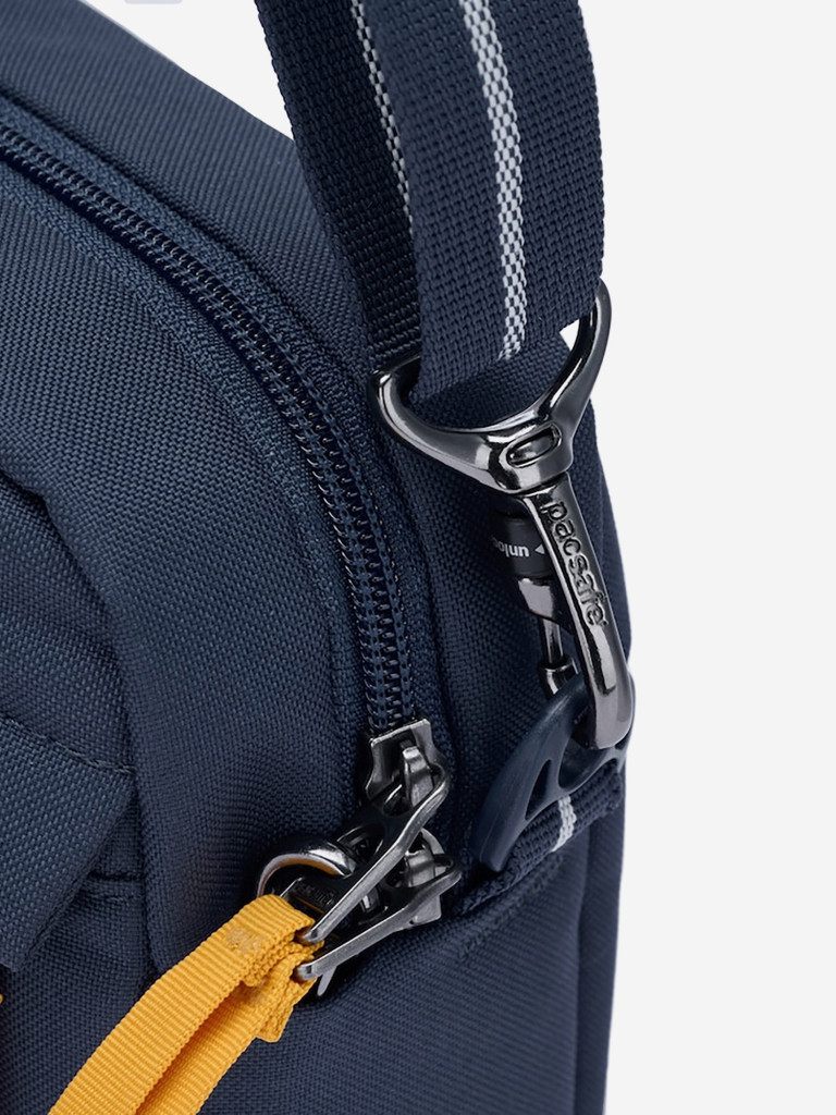 Сумка антивор Pacsafe GO Crossbody, Coastal Blue, 2.5 л.