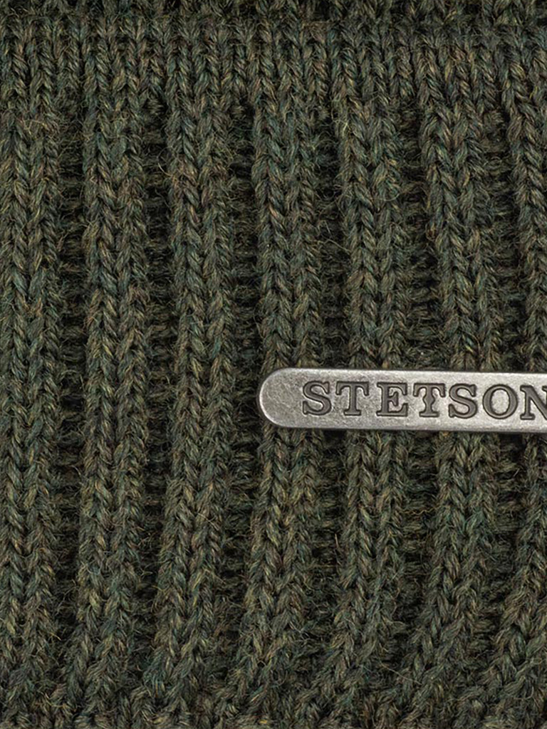 Шапка с отворотом STETSON 8529301 PARKMAN (оливковый)