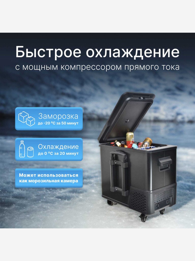 Компрессорный автохолодильник TESLER CCF-4001, 38л