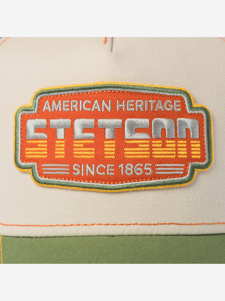 Бейсболка с сеточкой STETSON 7741102K TRUCKER CAP LIGHTNING (бежевый)