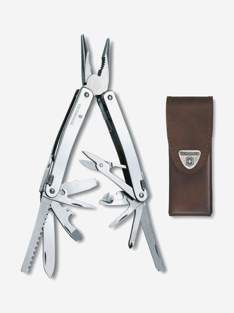 Мультиинструмент складной Victorinox SwissTool Spirit X, 105 мм, 26 функций, чехол