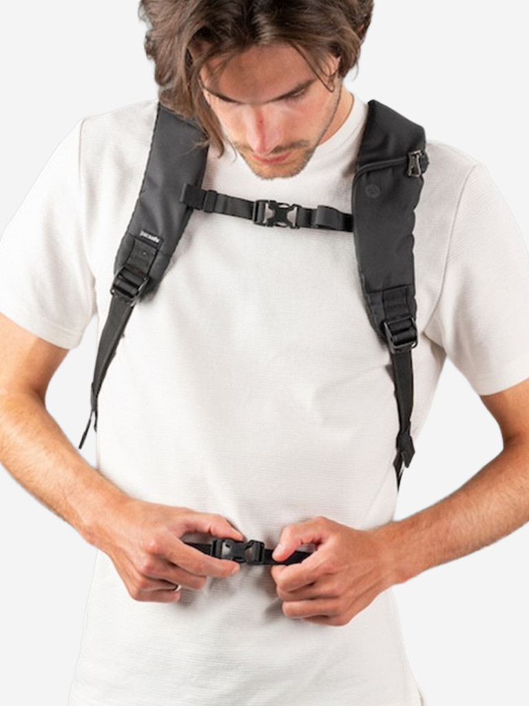 Рюкзак антивор Pacsafe V 26L Tour, Jet Black, 26 л.