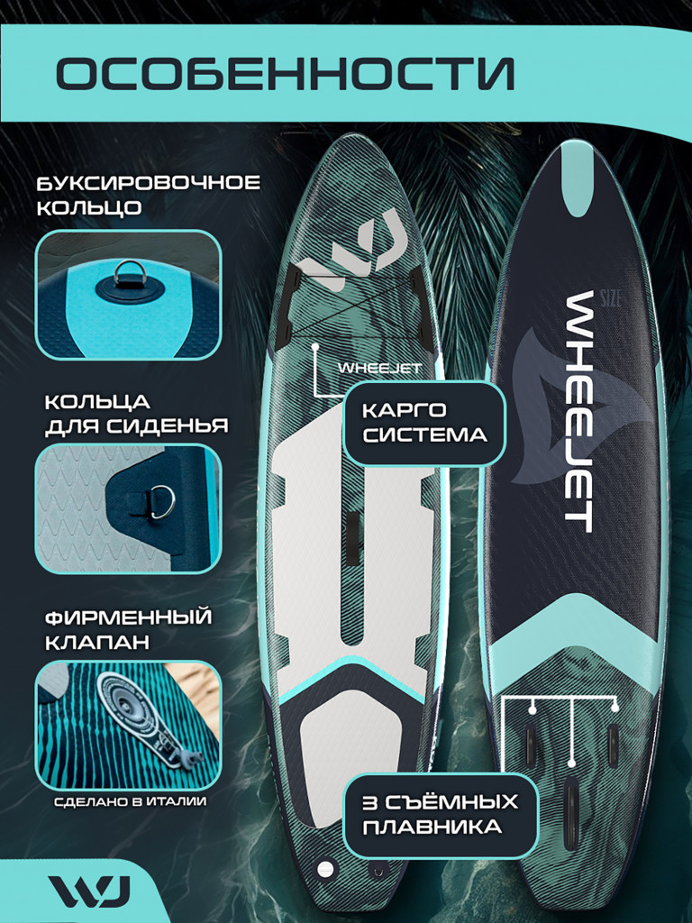 SUP-доска WheeJet Pro Line DeepWater 350x84x15