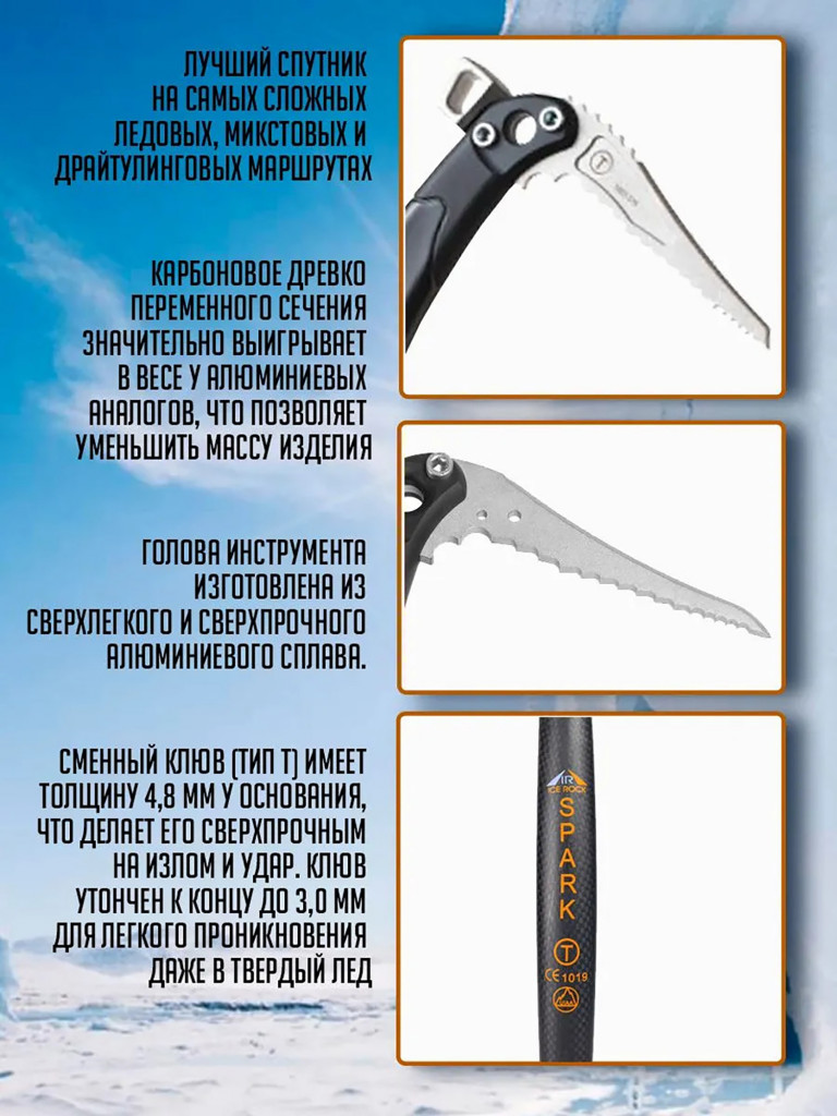 IR 0642 DTH ледовый инструмент SPARK