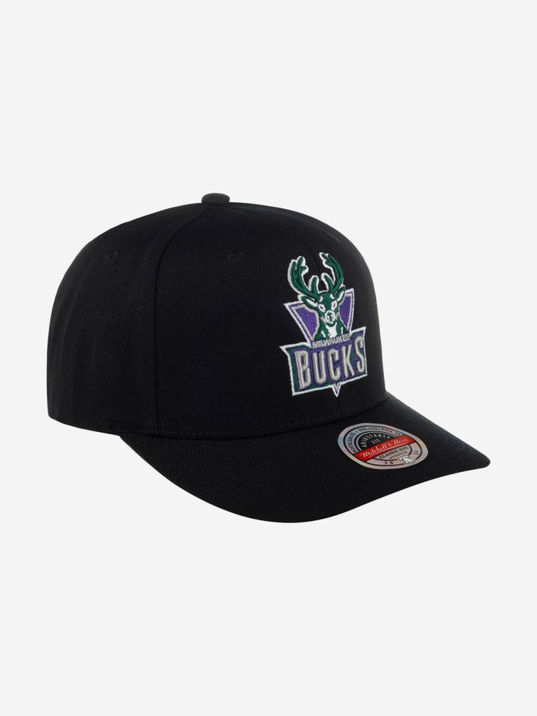 Бейсболка MITCHELL NESS HHSSINTL1245-MBUBLCK Milwaukee Bucks NBA