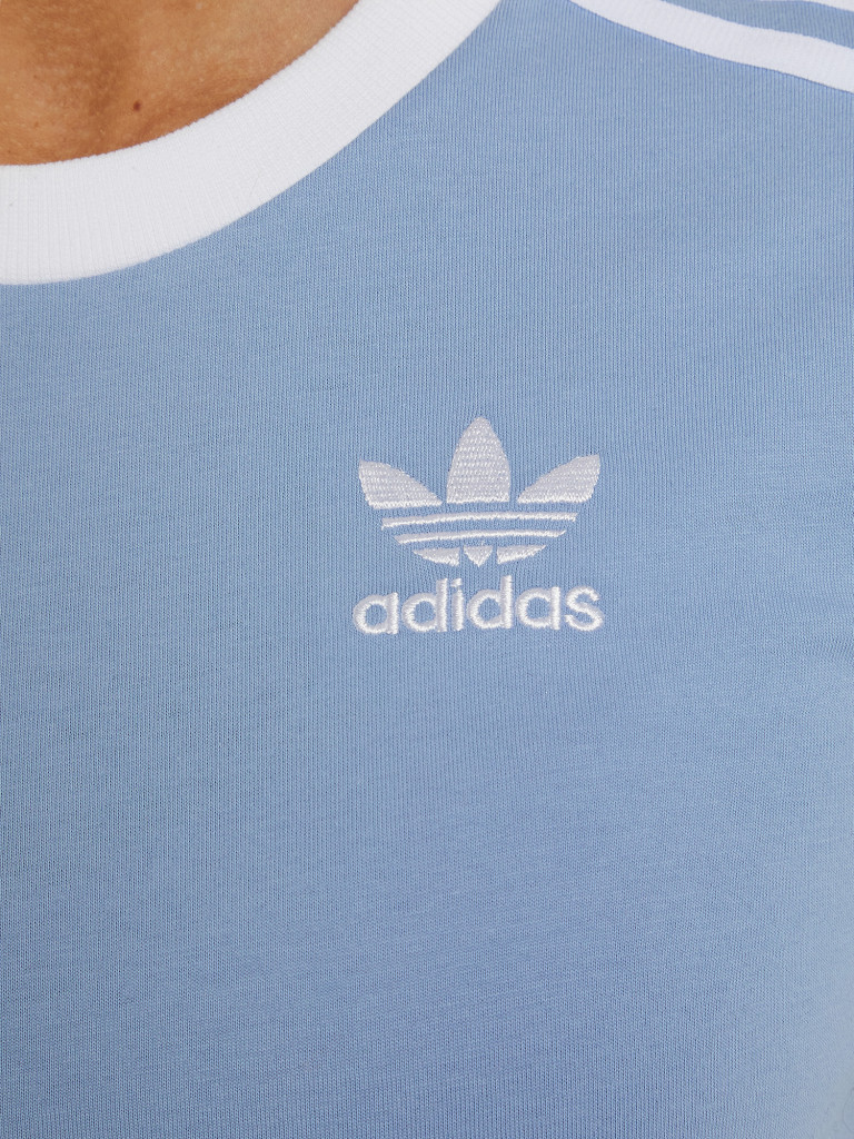 Adidas 3 stripe tee best sale