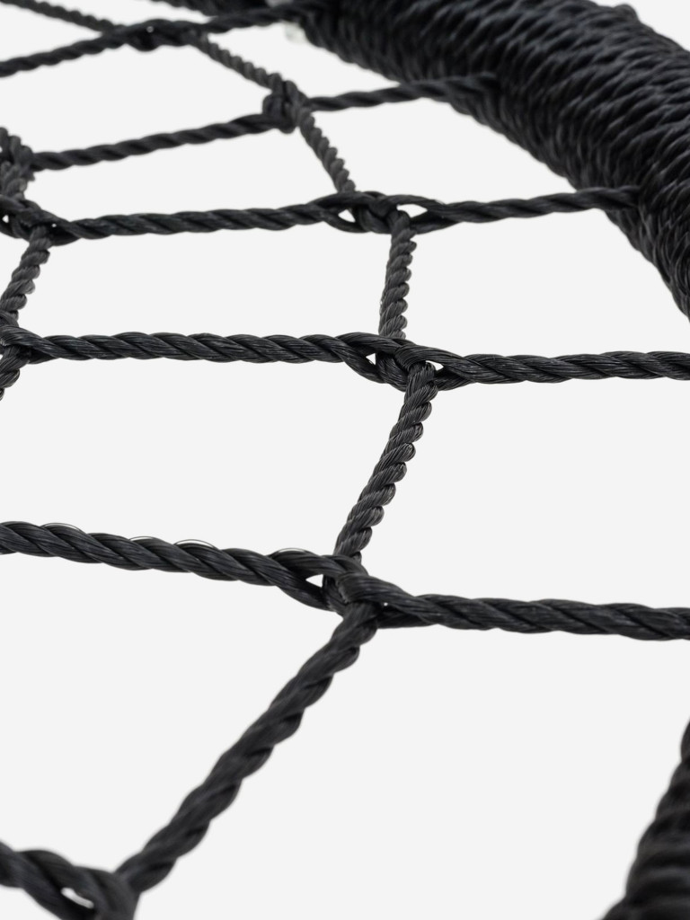Качели-гнездо подвесные детские UNIX Line Black 120 см, садовый детский гамак для улицы, максимальная нагрузка 150кг
