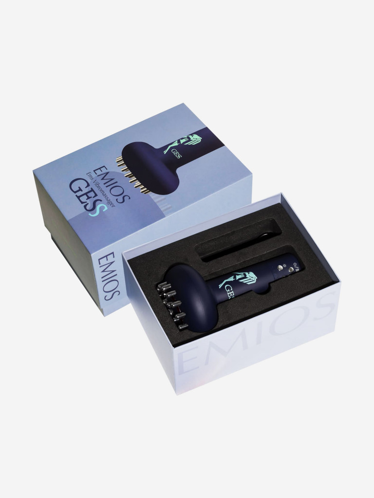 Массажер антицеллюлитный лимфодренажный для тела с миостимуляцией и прогревом GESS EMIOS , лимфодренажный, моделирующий с EMS, 3 вида воздействия