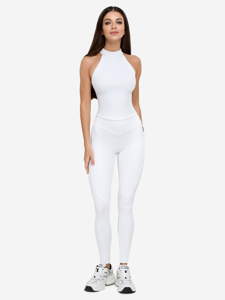 Спортивный топ Bona Fide: Top "Ribbed White"