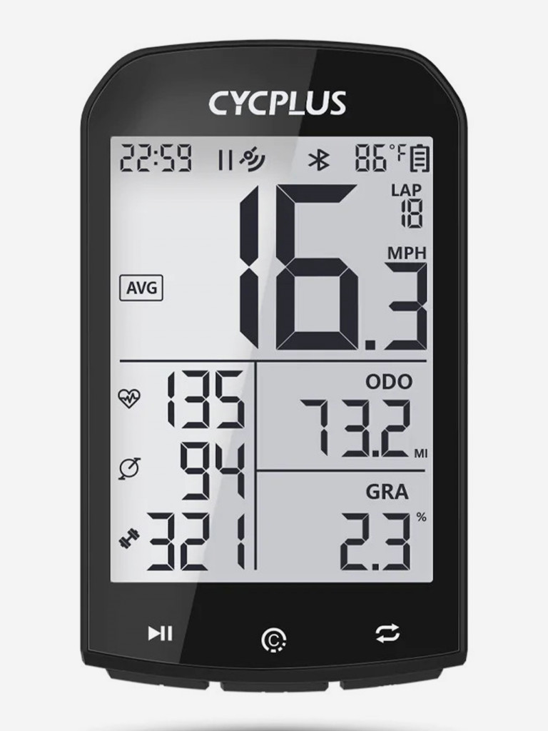 Беспроводной GPS велокомпьютер Cycplus M1