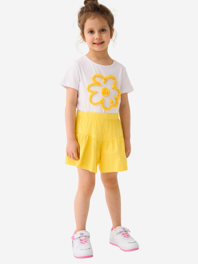 Комплект для девочек: футболка, шорты PlayToday