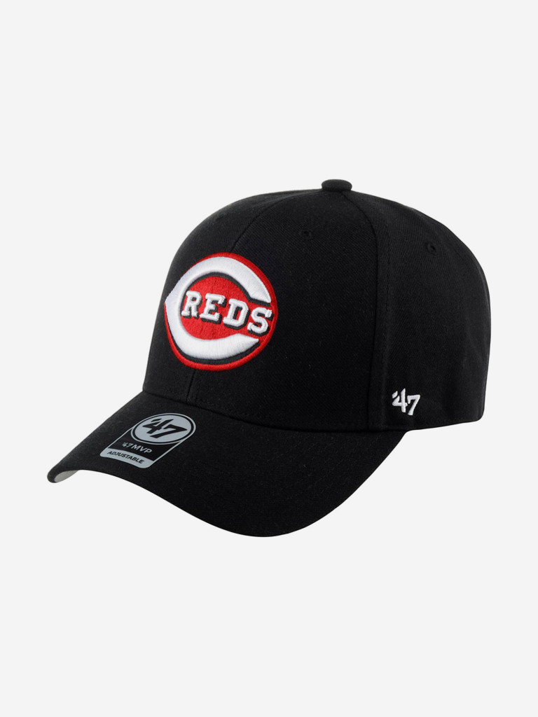 Бейсболка 47 BRAND B-MVP07WBV-BKJ Cincinnati Reds MLB (черный)