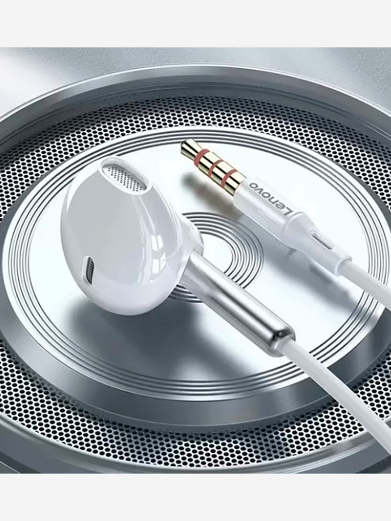 Наушники проводные Lenovo XF06 Wired Headphone белые