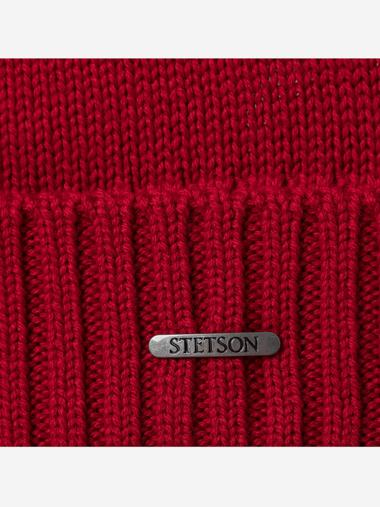Шапка с отворотом STETSON 8589303 BEANIE MERINO