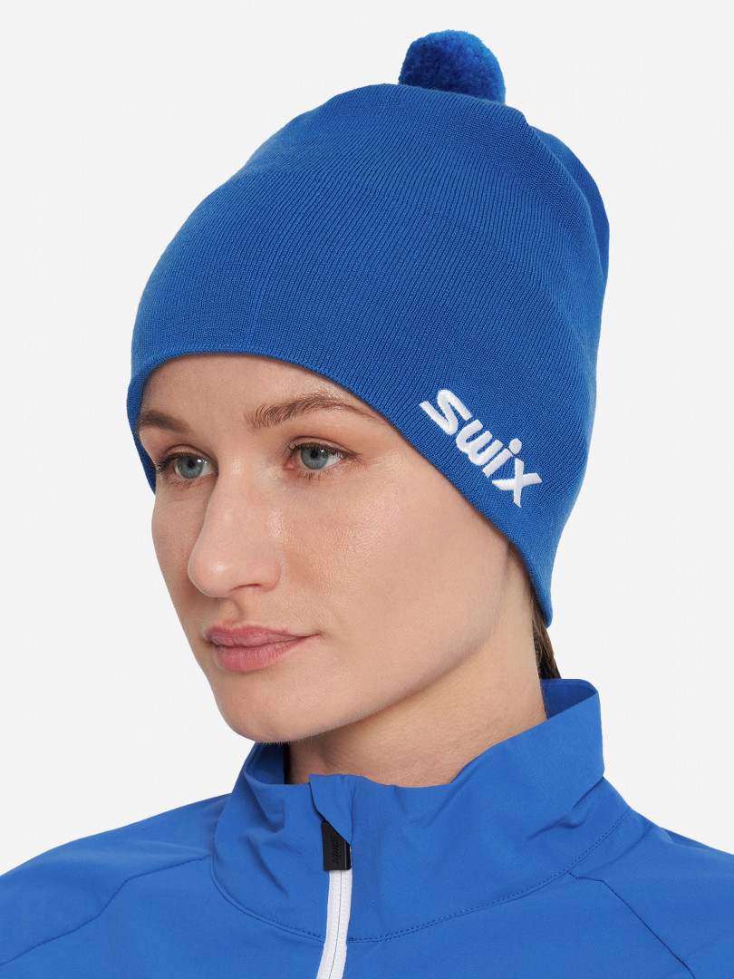 Шапка Swix Tradition 30114340299 Синий, размер 58,56, фото 2