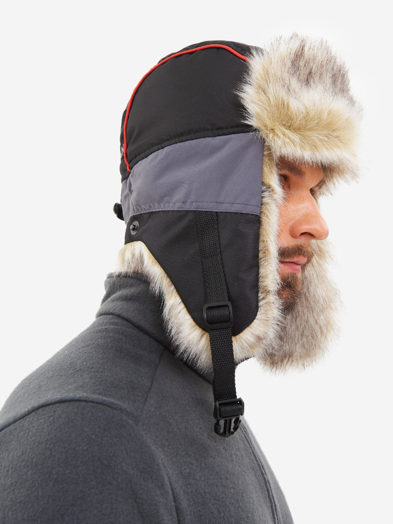 Шапка-ушанка зимняя мужская Huntsman Siberia Breathable меховая мембранная