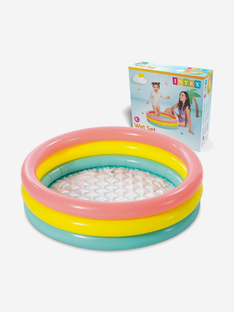 Надувной детский бассейн Intex 57107 Sunset Glow Baby Pool