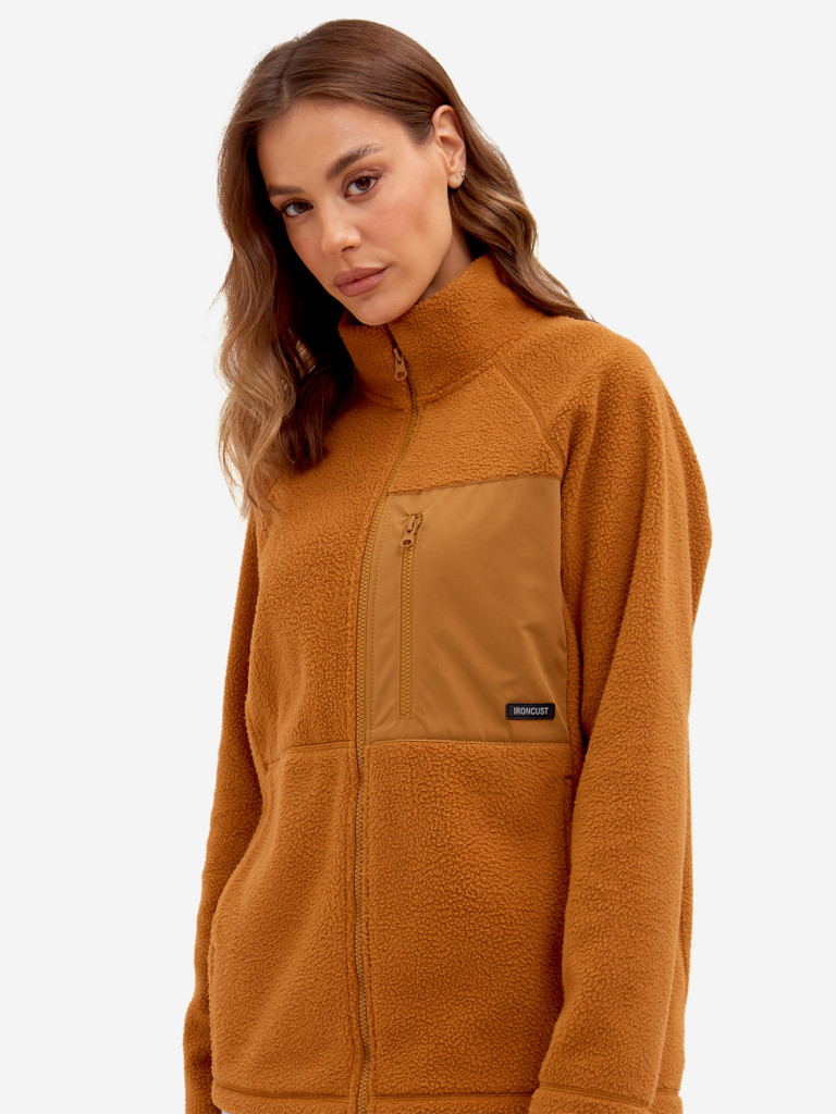 Толстовка теплая на молнии плюшевая кофта IRONCUST