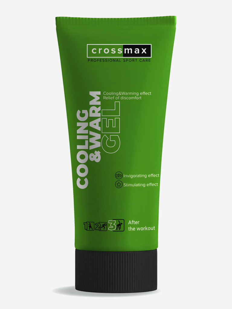 Охлаждающе-разогревающий гель CROSSMAX 100 мл от боли в суставах и мышцах
