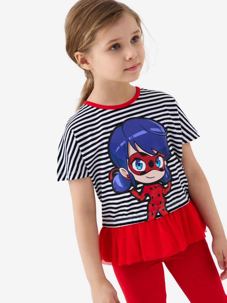 Комплект для девочек: футболка, легинсы PlayToday