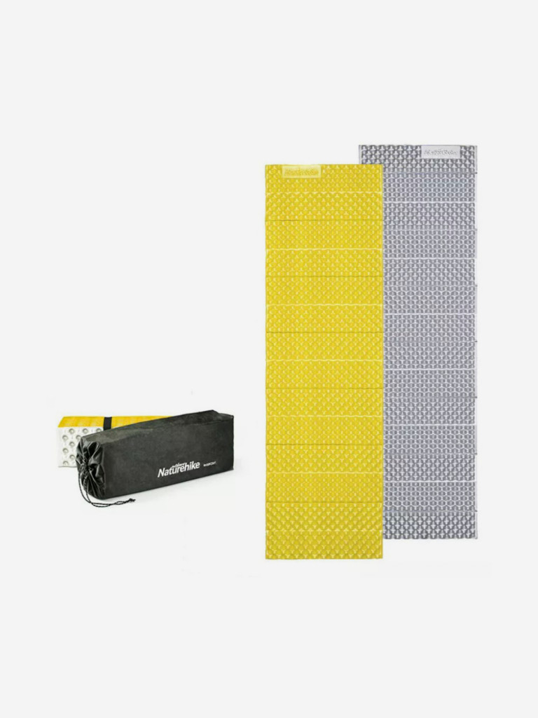 Коврик туристический Naturehike 187х56х2,5 см. IXPE, желтый