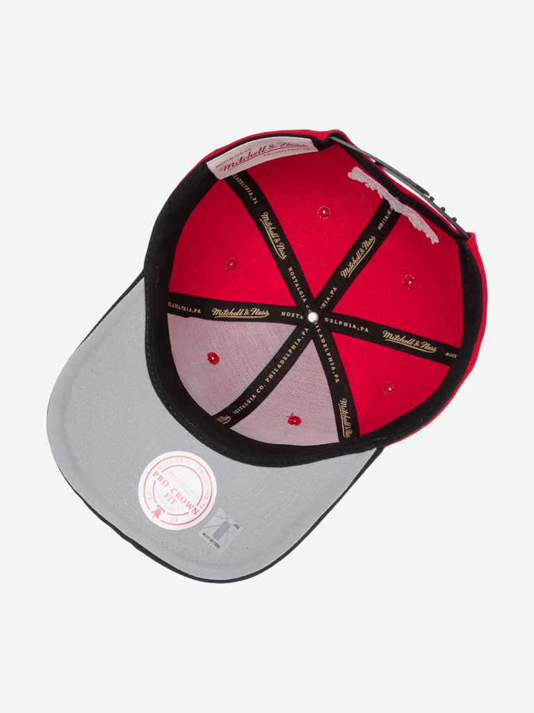 Бейсболка MITCHELL NESS HP10368-CBURED1 Chicago Bulls NBA (красный)