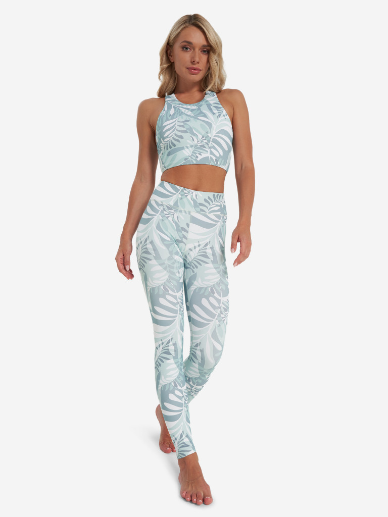 Топ бра спортивный Demix HighFlow Yoga Longline Gfx