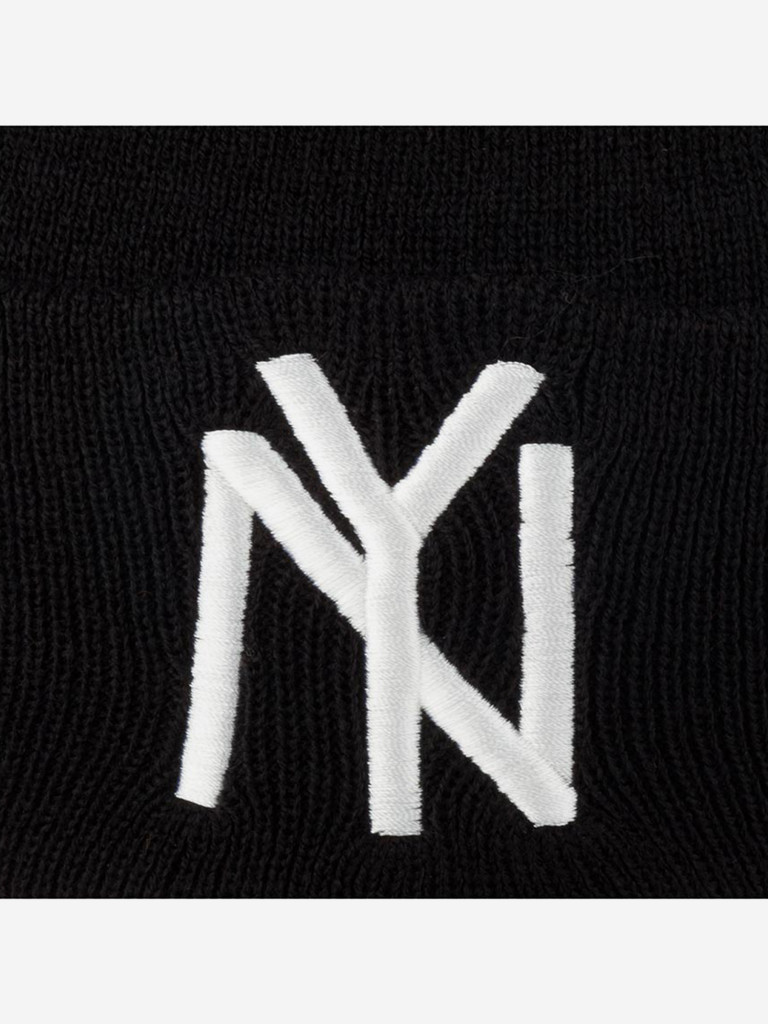 Шапка с отворотом AMERICAN NEEDLE 21019A-NBY New York Black Yankees Cuffed Knit NL