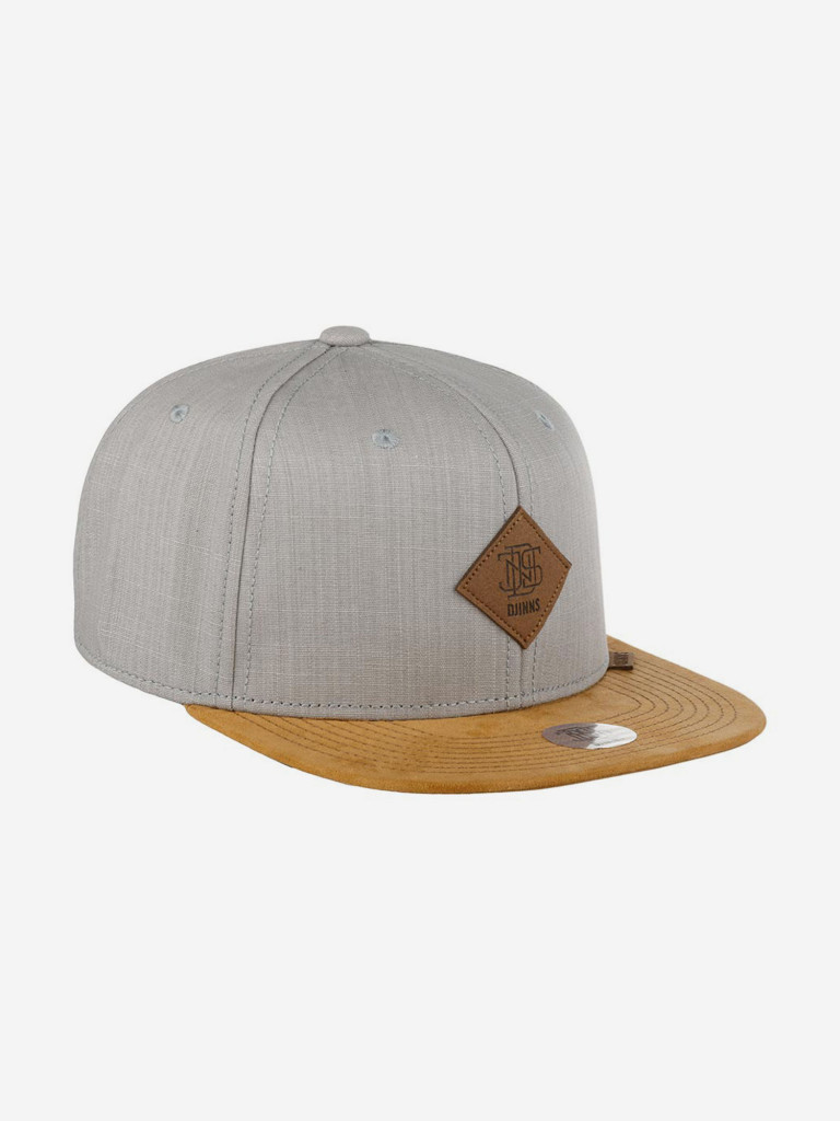 Бейсболка с прямым козырьком DJINNS 6P SB Linen 2015 (серый)