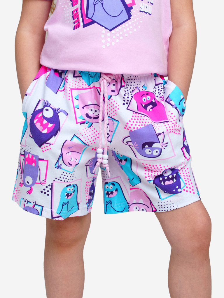 Комплект Playtoday для девочки: футболка, шорты