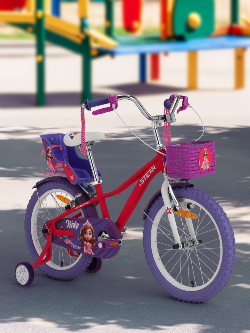 

Велосипед для девочек Stern Vicky 18", Фиолетовый