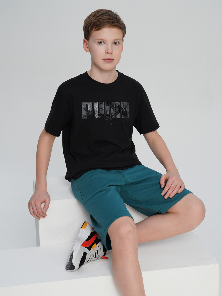 Футболка для мальчиков PUMA Ess Logo Lab Story 2