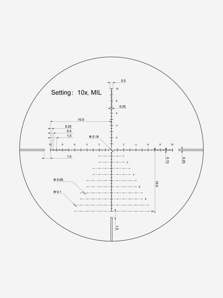 Прицел оптический Vector Optics Veyron 3-12x, с подсветкой