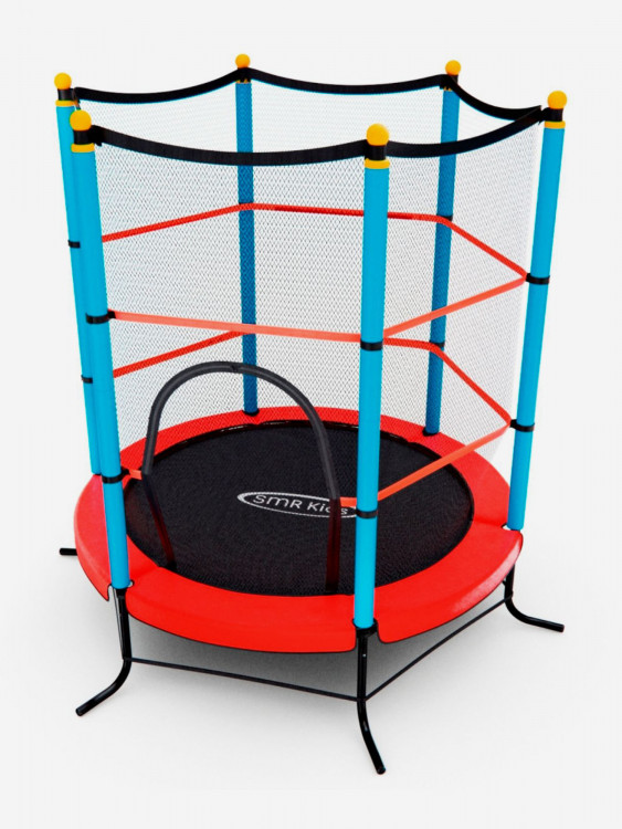 Батут детский DFC SMRKIDS 55" с сеткой, RED