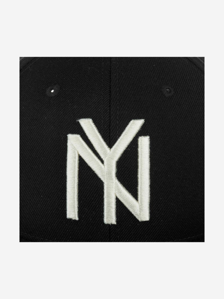 Бейсболка с прямым козырьком AMERICAN NEEDLE 21006A-NBY New York Black Yankees Archive 400 NL (черный)