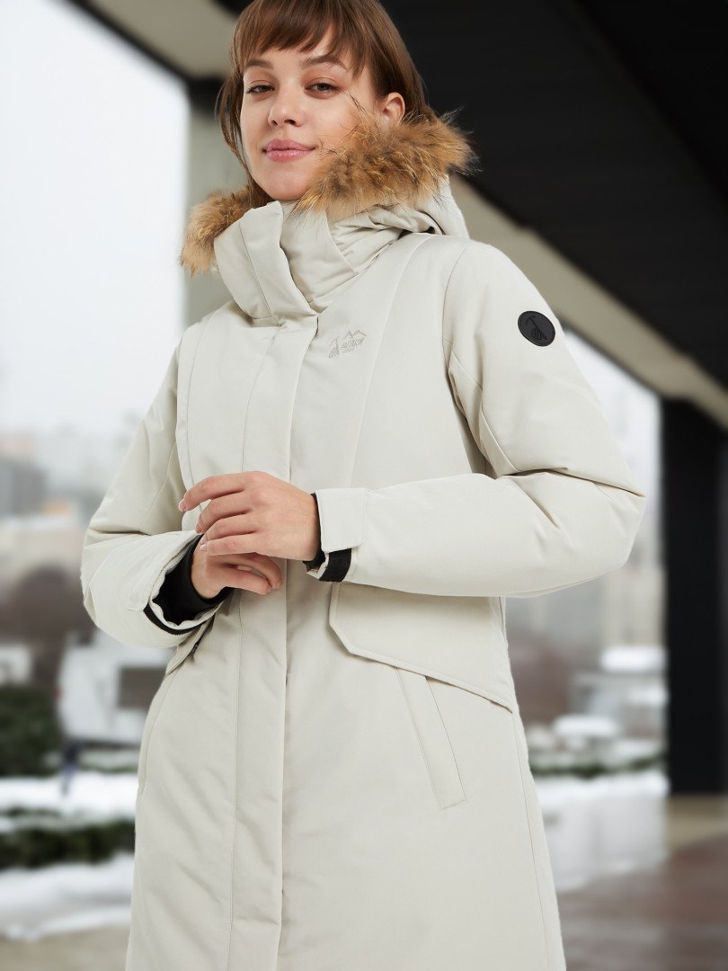 Пуховик женский Ozark, Белый