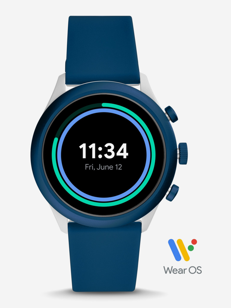Спортивные часы FOSSIL FTW4036, iOS/Android, 44 мм