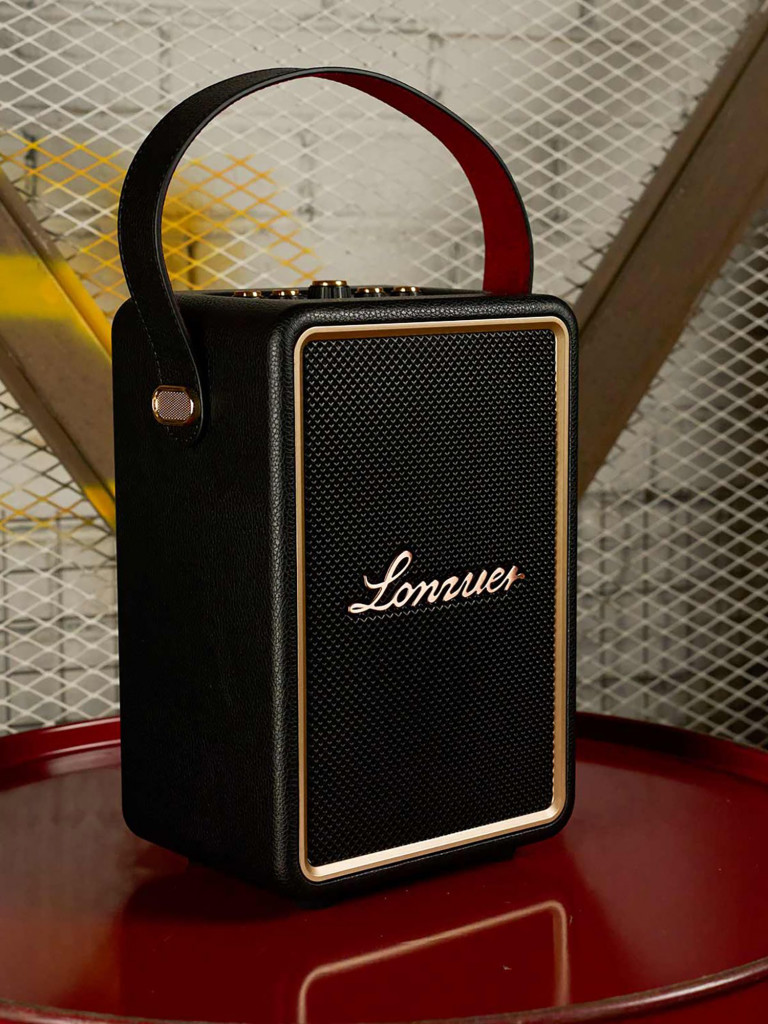 Беспроводная портативная колонка с двумя микрофонами BukaTech Lonzuer Running Black, 70 Вт