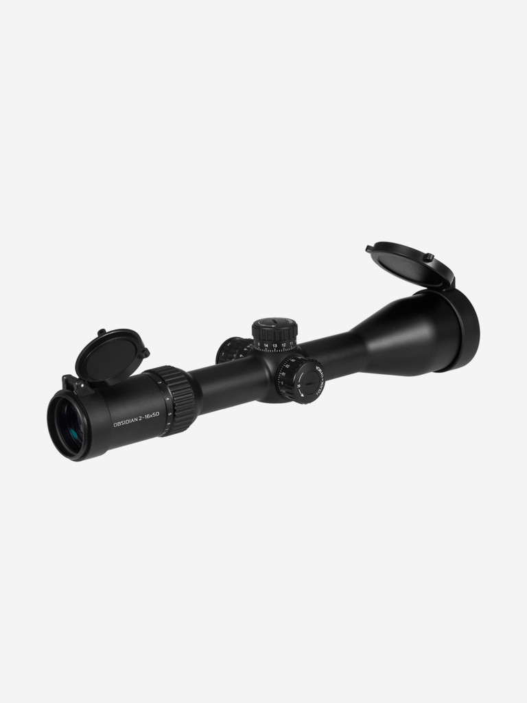 Прицел Gaut Obsidian 2-16x50, SF-параллакс, сетка 31 (Half MD), подсветка красная, 30мм, поправки 1/4 МОА