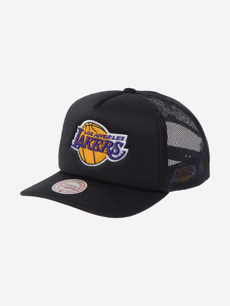 Бейсболка с сеточкой MITCHELL NESS HT11408-LALBLCK Los Angeles Lakers NBA (черный)