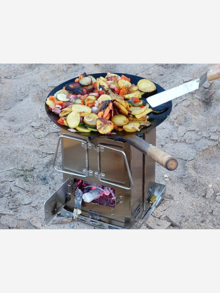 Походная печь-щепочница Winnerwell Five-Way Chimney Starter 5 в 1, нерж. ст. AISI 304 (INOX)