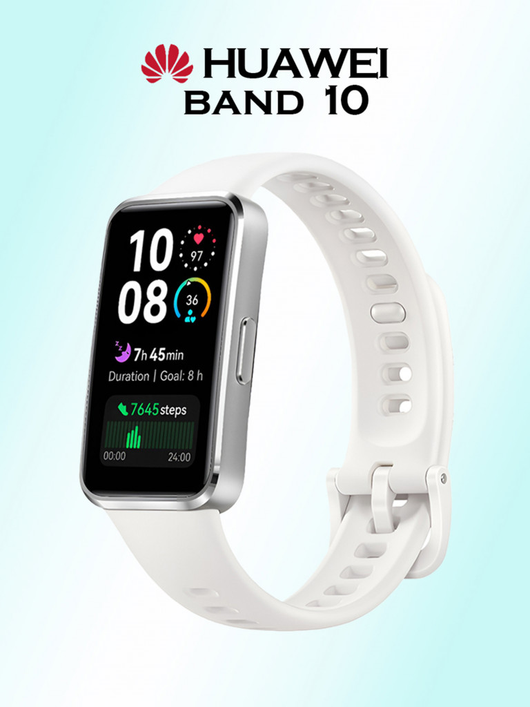 Фитнес-браслет HUAWEI Band 10, белый